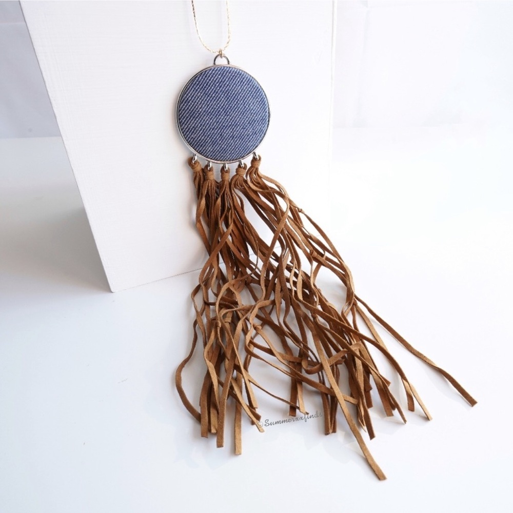 COS Tassel Statement Long Necklace